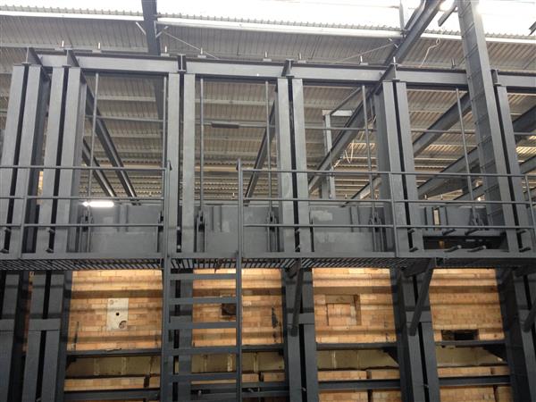 壓延玻璃窯爐設計、施工、烤窯